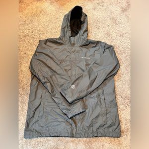 Men’s Columbia Rain Jacket Grey L